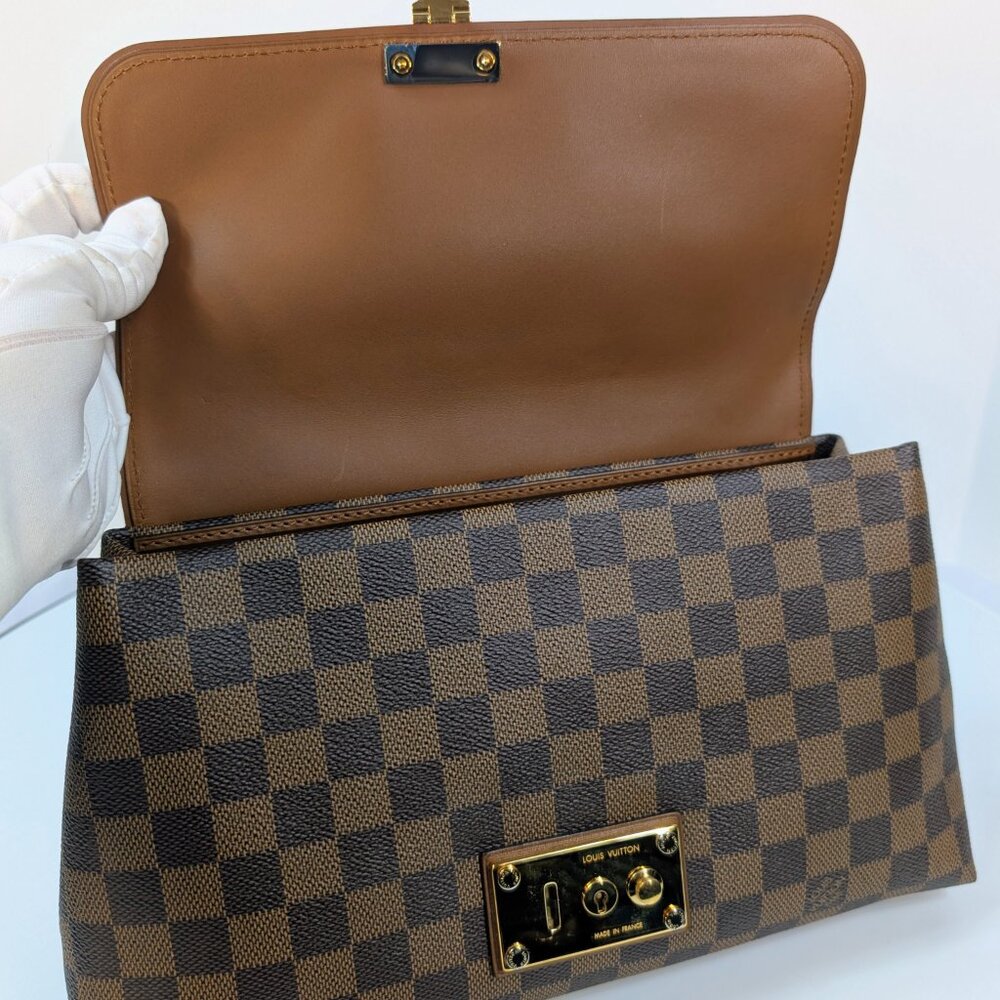 Louis Vuitton Brown Damier Ebene Canvas Pallas Clutch - Picture 13 of 16